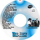 CUSTOM KARAOKE THE CURE 18 GREAT SONG cdg CD+G HARD-TO-FIND BOYS DONT & MORE