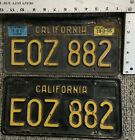 1963 1969 EOZ 882 California Passenger pair 1965 1966 1967 1968 Black 1970 1971