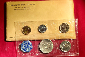 1957 Silver Proof Set US Mint OGP & Envelope