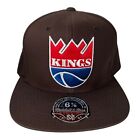 Sacramento Kings Fitted Hat Cap by Mitchell and Ness Size 6 7/8 Brown Camo Bill