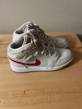 Nike Air Jordan 1 Mid Utility Pearl White DO2207-264 Size 5Y