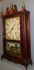 New Listing19th Century Eli Terry Pillar & Scroll Clock with Reverse Painted Panel