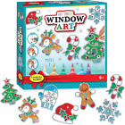 Creativity for Kids Holiday Easy Sparkle Window Art Craft Kit - Christmas and Ho