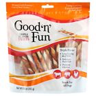 New Good 'n' Fun Triple Flavor Twists Rawhide Dog Chews, 35 Count (8.6 Oz.)