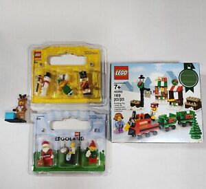 Lego Christmas Lot 7 Minifigures & Train Set 40262