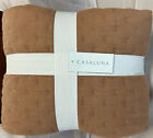 Casaluna Cashmere Blend Quilt - KING - Warm Brown - Brand New