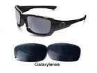 Galaxy Replacement Lenses For-Oakley Fives Squared Sunglasses Iridium Black