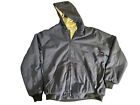 Tyndale FR Flame Resistant Jacket 3XL Blue Hood Full Zip Thick Heavy Insulated