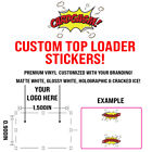 Custom Top Loader Stickers - 100 Stickers (.8