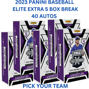 Pittsburgh Pirates 2023 Panini Elite Extra Edition 5 Box Break Baseball MLB #125