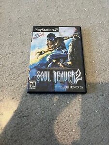 Soul Reaver 2 (Sony PlayStation 2, PS2, 2001) Game Disc & Case Clean Disc