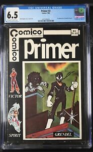 Primer #2 CGC 6.5 (1982) 1st Grendel Matt Wagner OW/W pages Comico FN+