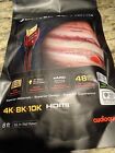 Audioquest Jupiter 48G bps Ultra High Speed 4K-8K-10K HDMI Cable 8' NEW