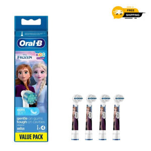 Oral-b Stages Disney's Frozen-II Electric Toothbrush Heads Pack of 4 for kids 3+