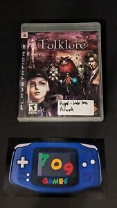 Folklore (Sony PlayStation 3, 2007)  PS3 ** WATER DAMAGE/TORN ARTWORK **