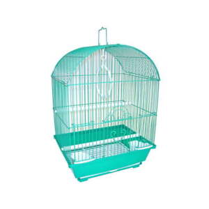 YML 1104GRN Round Top Style Small Parakeet Cage, 11 x 9 x 16
