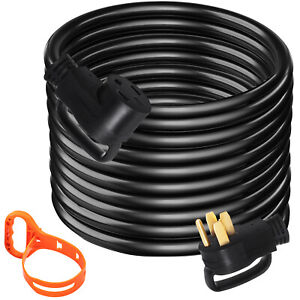 VEVOR RV Extension Cord 15-50ft 50a Power Cable Rain Proof for Motorhome Camper
