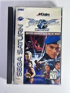 Sega Saturn Street Fighter: The Movie Video Game - Complete CIB - Good Condition