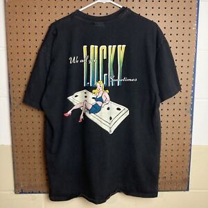 Vintage Lee Roy Parnell Country Music Band Tee T-shirt XL 90s We All Get Lucky