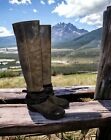 Freebird By Steven Aspen Tall Size 8 Rustic Distressed Antique Boots Metal Rusty