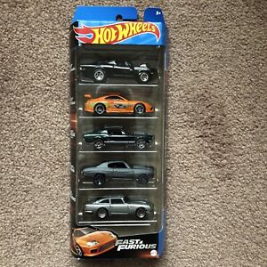 Hot Wheels Fast & Furious 5 Pack: ‘70 Charger, Supra, Mustang, Chevelle, Aston