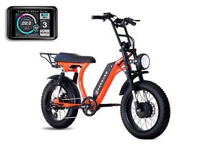 2024 2200W All Wheel Drive Electric Bike for Adults 35AH 48V Mountain ebike