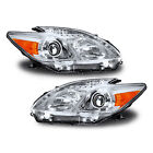 Headlights Headlamps Driver Passenger Pair For 2012 2013 2014 2015 Toyota Prius