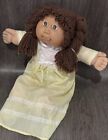 New ListingVintage 1986 CPK Cabbage Patch Kids Doll Brown Hair Tongue Out Long Gown