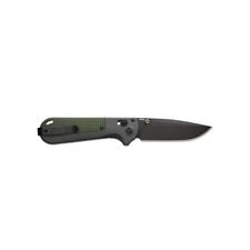 Benchmade Knife Redoubt 430BK Gray/Green Grivory CPM-D2 Steel Pocket Knives