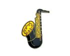 Bass Saxophone 1 inch Hat or Lapel Pin PPM175 F7D16K