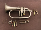 RARE VINTAGE BELGIAN Bb FLUGELHORN by PIRONG city of MONS !!! GREAT PLAYER!