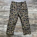 RedHead Bone Dry Mens Brush Briar Hunting Pants Canvas Double Front 40W 32L USA