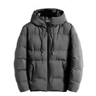 Winter Warm Men Duck Down Jacket Ski Snow Thick Hooded Puffer Coat Parka Quilted