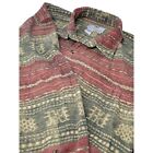The Territory Ahead Aztec Print Shirt Size 2XL Short Sleeve Button Up
