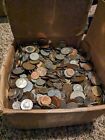 MASSIVE lot of mixed foreign coins with silver, 28+ pounds! bulk coins