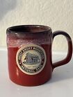 New Listing2013 Deneen Pottery Great Smoky Mountains National Park Mug Red