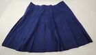 VINTAGE NWT Nike Women's Pleated Midi Tennis Skirt Size 10 Medium  Navy Blue