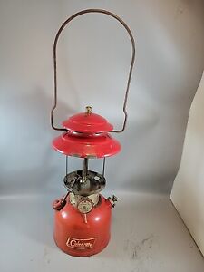 Vintage Coleman 200A Red Lantern 5/70 Parts or Restoration No Glass