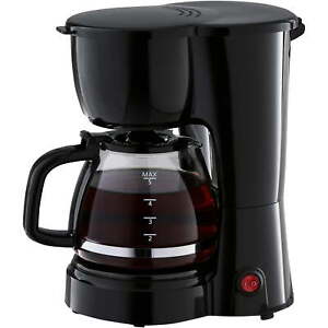 Mainstays Black 5 Cup Drip Coffee Maker-New Condition/