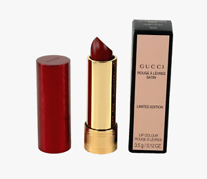 Gucci NIB Limited Edition 3.5 g .12 oz Rouge Satin Lip Color Janet Rust Lipstick