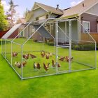 Outdoor Chicken Coop Pet Dog Run House Kennel Cage Enclosure w/ Cover Playpen