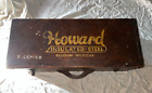 Vintage Wood Machinist Chest Tool Box Antique Saginaw MI Howard Insulated Steel