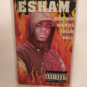 New ListingNEW Esham Boomin Words From Hell Cassette Tape 1990 RLP NATAS ICP HOK Booming