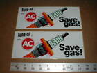 Rare NOS 1989 Tune Up with AC delco vtg Spark Plug drag racing sticker Decal