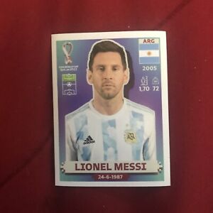 New Listing2022 Panini FIFA World Cup Qatar Stickers Lionel Messi Argentina #ARG-20