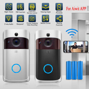 Smart Wireless WiFi Ring Doorbell Phone Door Ring Intercom Security Camera Bell