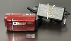 Sony Handycam DCR-SX41 Digital Camcorder Video Camera Red 60x Zoom TESTED