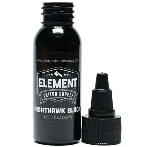 Element Tattoo Supply - Black Tattoo Ink - Outlining - Shading - Permanent