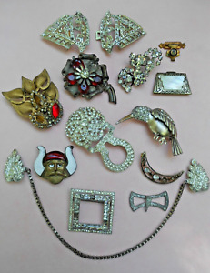 Lot of Antique Jewelry for Crafts--Animal Rescue Donation