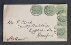 Transvaal 1899 Used Cover Standerton to Dumfries UK Standerton ZAR Cds Rate 2.5p